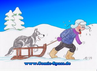 Schlittenhund