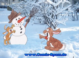 Schneemann & Hasen