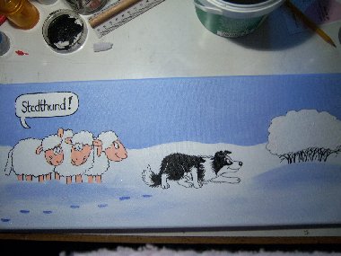 Hund und Schafe komplett